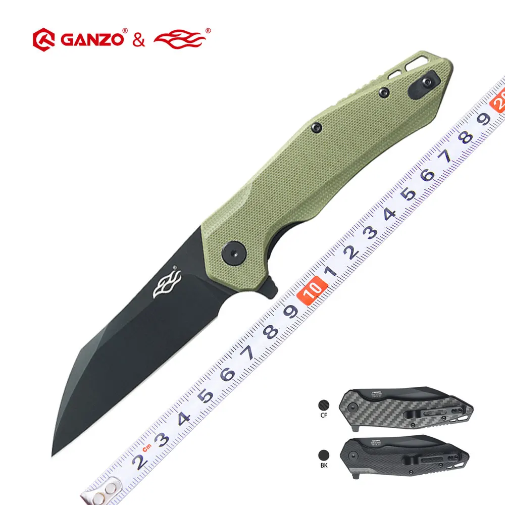 FBknife Ganzo FH31B knife D2 blade G10 or Carbon Fiber Handle Folding knife Survival tool Pocket Knife tactical edc outdoor tool