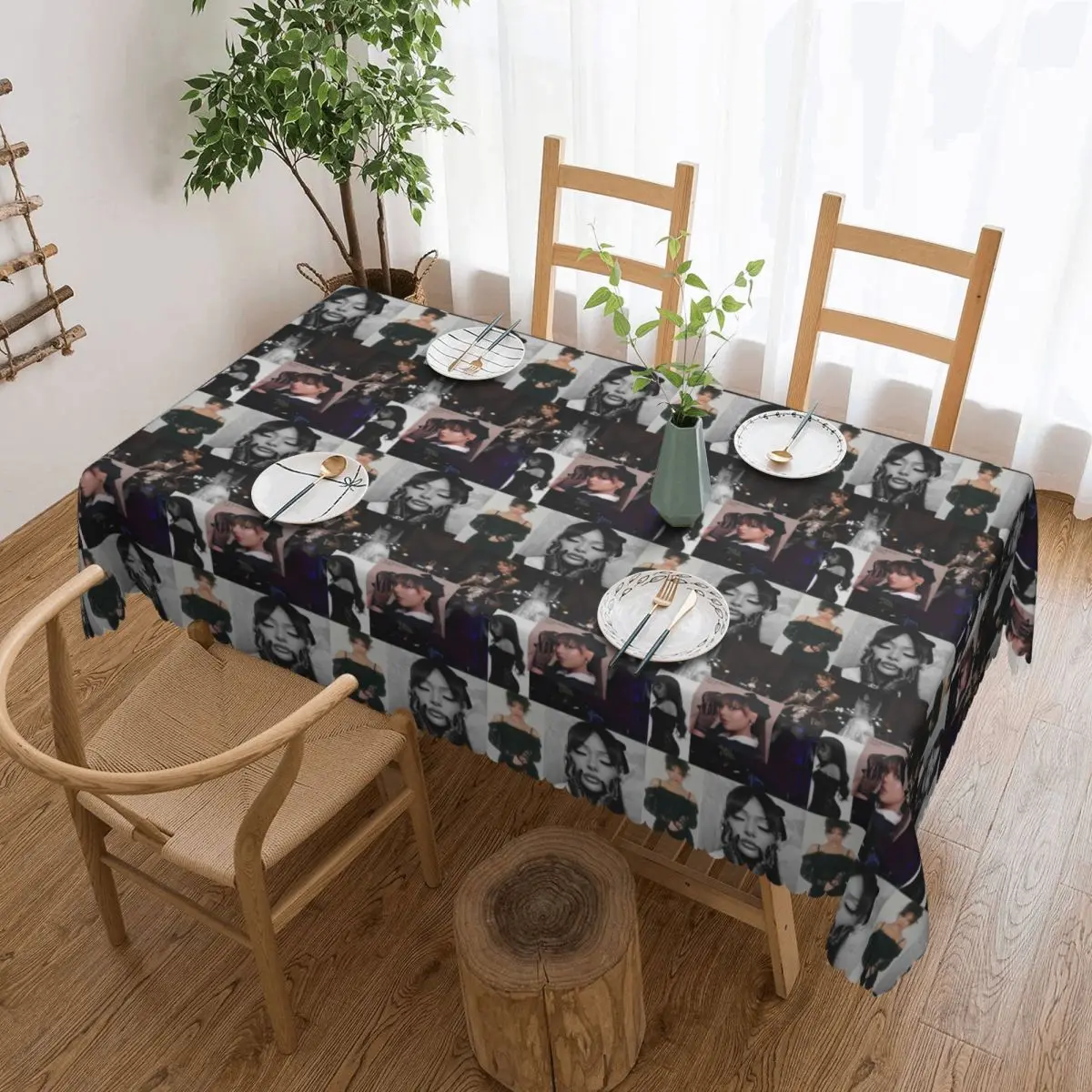 Custom Tour 2025 Liebe Ayliva Tablecloth Restaurant Kitchen Rectangular Tablecloth Festival Party Tablecloth Dining Table Cover