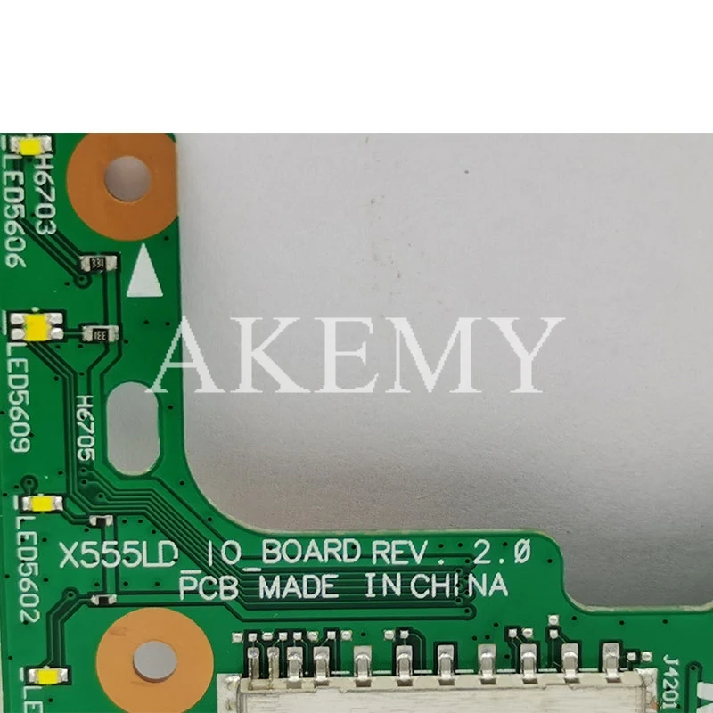 1-10 pcs For Asus X555 X555L X555LD X555LD_IO USB AUDIO CARD READER BOARD REV:2.0 MB 100% Tested Fast Ship