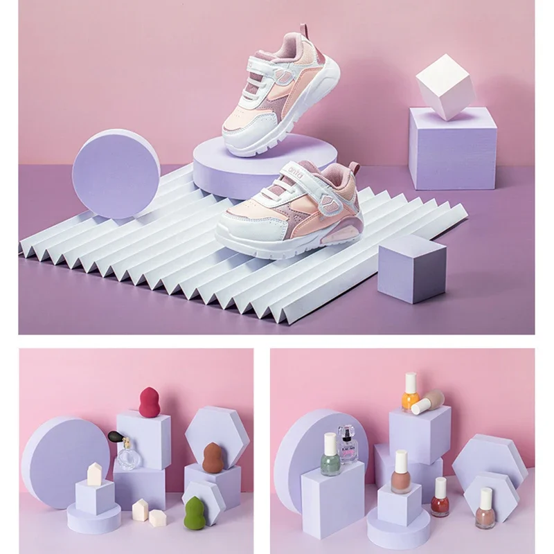 Prodotto popolare fotografia puntelli fotografia schiuma bolla cubo geometrico Set puntelli fotografia