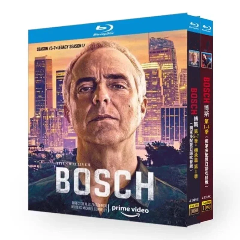 Bosch Seasons 1-7 Complete Series Plus Legacy High Definition Blu-ray Box Set DVD