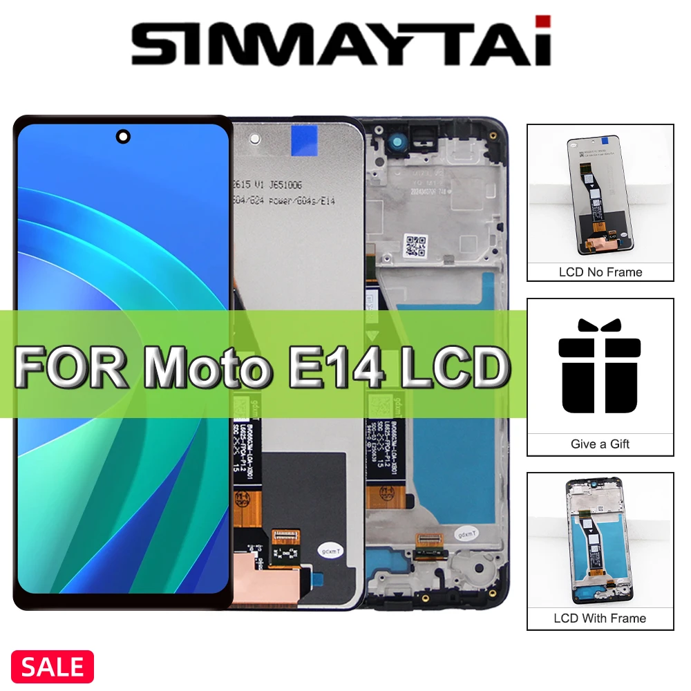 Pantalla E14 G04 G04S para Motorola Moto G04 G04S pantalla LCD MONTAJE DE digitalizador con pantalla táctil de repuesto pantalla E14