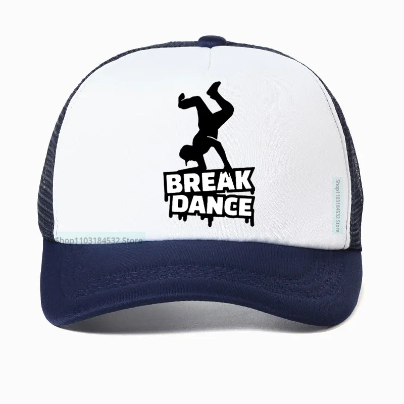 High Quality Men Break Dance Baseball Cap pop Hip Hop men women Breakdancing hat Summer Breathable Mesh Trucker hats