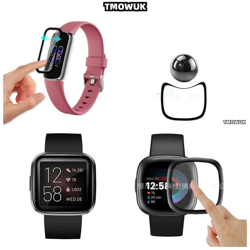 

For Fitbit Sense 2 Versa3 2 4 Inspire 3 Charge 6 5 Full Cover 3D Soft Anti-Scratch PMMA Film