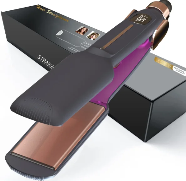 

Профессиональный инфракрасный выпрямитель для волос на заказ 2024, электрический утюг с функцией увеличения объема, быстрый нагрев, уход за волосами