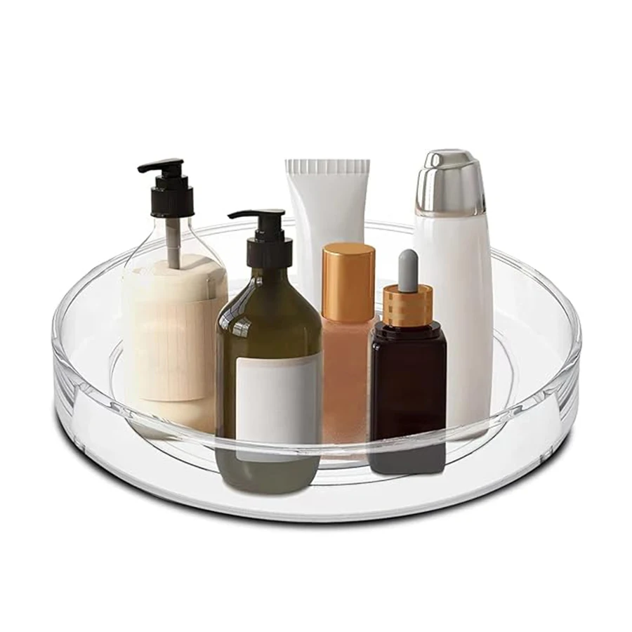 Plastic Turntable, Rotating Tray for Cabinet, Kitchen, Bathroom Storage - Food Storage, Organization and Storage Organizer