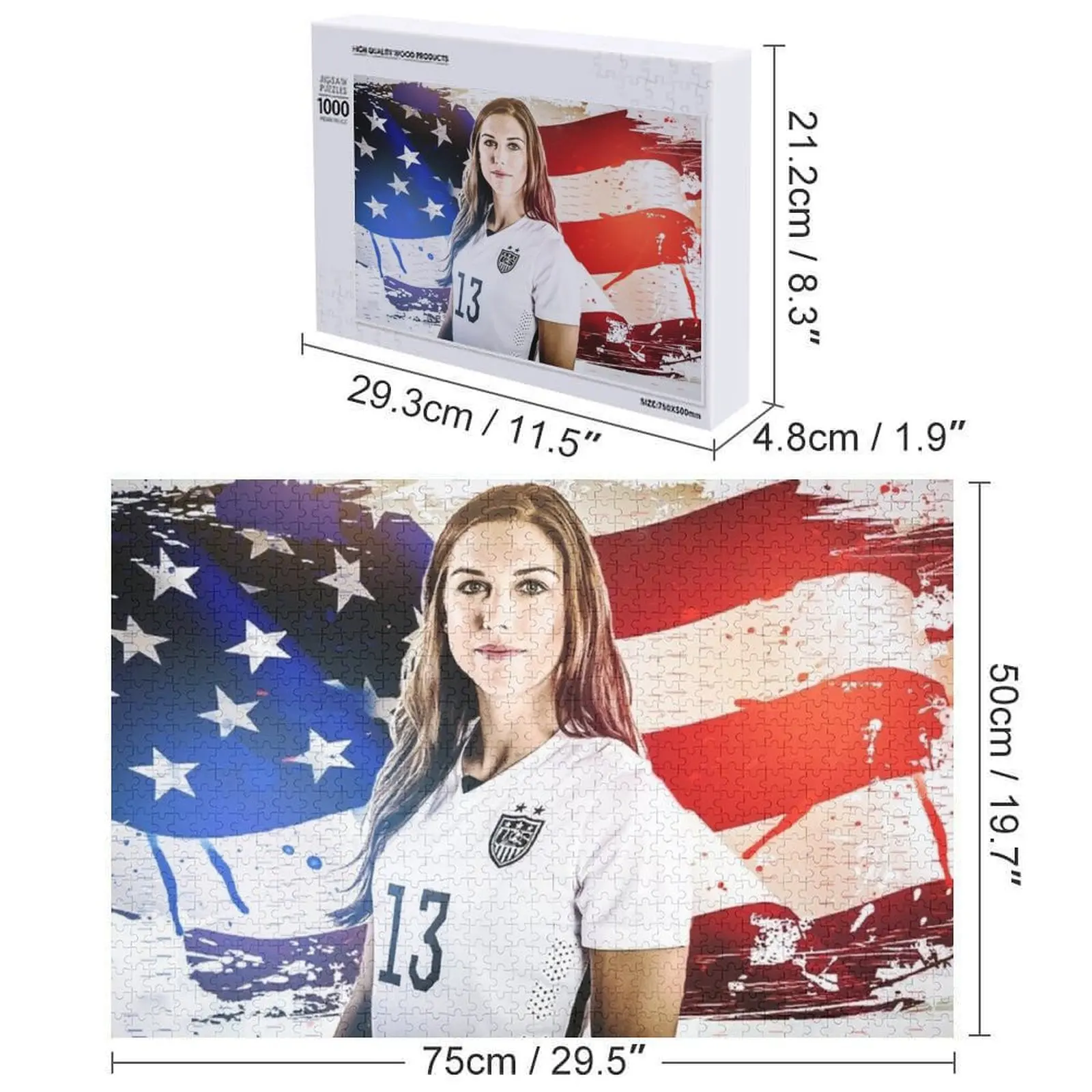 التوضيح أليكس مورغان بازل قطع اسم خشبي اسم مخصص الخشب هدايا مخصصة للأطفال شخصية لغز اسم خشبي #6