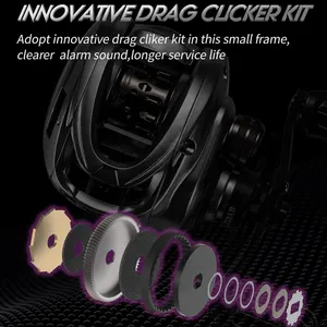 Solaking-UlTralight Baitcasting Reel, saltwater fishing spool, 10 + 1bb, 4kg power, hicc50, BFS, 7.1, 8.1 Gear Ratio, 136g 10 Main BFS Reel Sales - №3