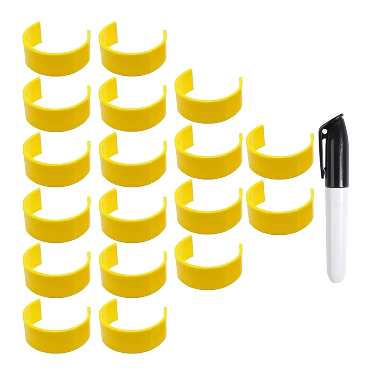 

A72Z Clips for Pill Bottles, Medicine Bottle Label Clips for Easy Medication Identification, Medicine Labels for Bottles
