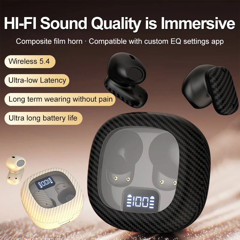 Real Time AI Translator Mini Earbuds Noise Cancelling Light as Nothing Ai Powered Translation Earphone For Talk Travel