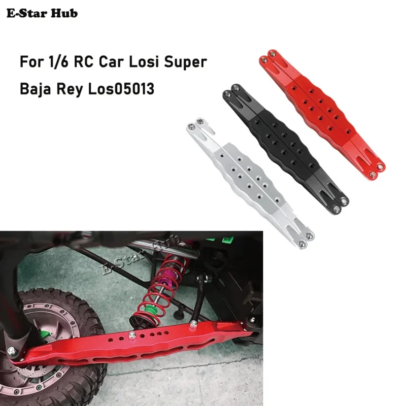 1 Paar Legering Achter Onderste Kiel 2.0 Voor 1/6 Rc Auto Losi Super Baja Rey Los05013 Upgrade Onderdelen Rc Model Crawler Auto Truck Buggy