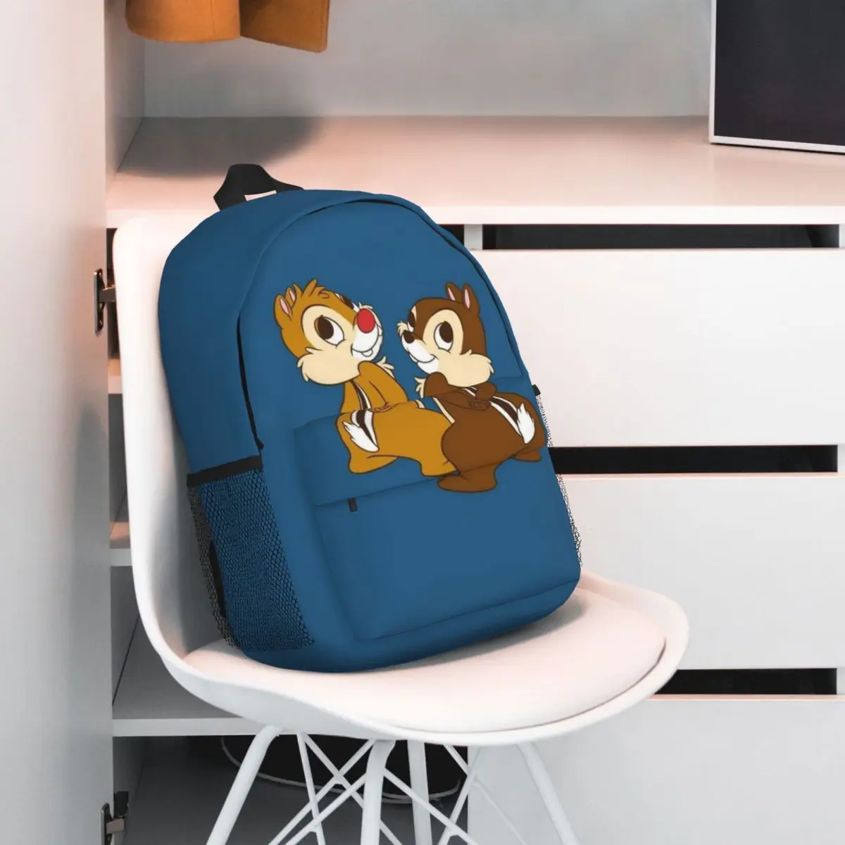 Chip & Dale For Girls Boys Large Capacity Student Backpack Lightweight waterproof Backpack 15inch