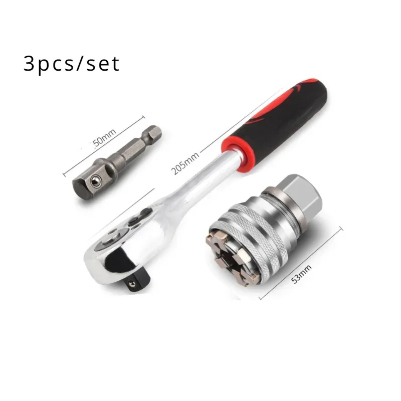 

Single Head Electric Drill Wrench Increase in Height Magic Multifunctional Socket Wrench