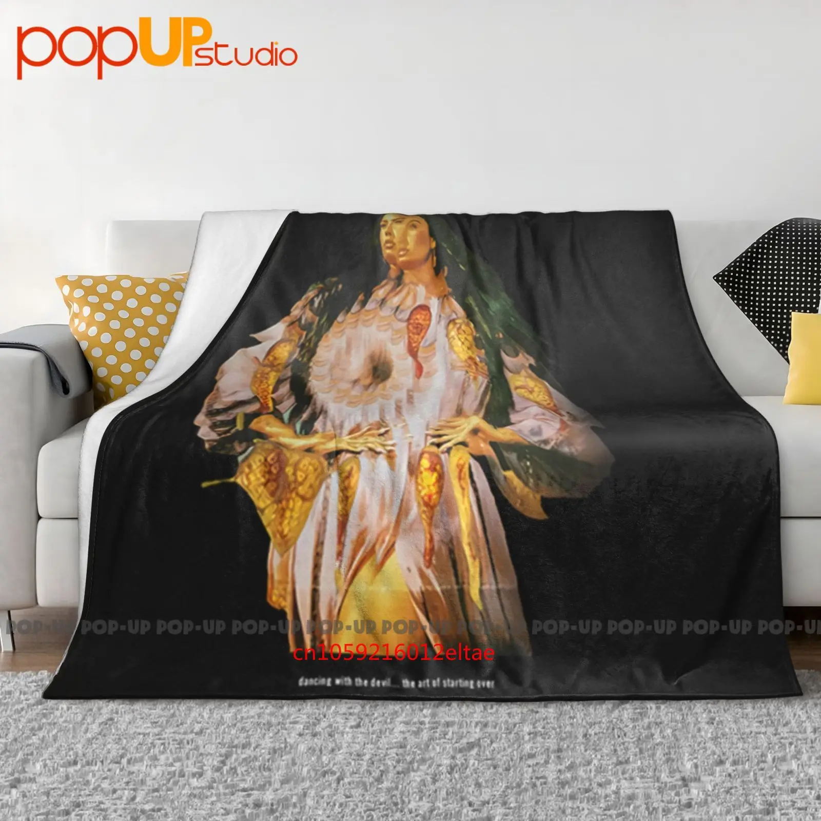 Dançando com o diabo, a arte de partida sobre Demi Lovato Cobertor ultramacio colcha capa de sofá de inverno capas de cama
