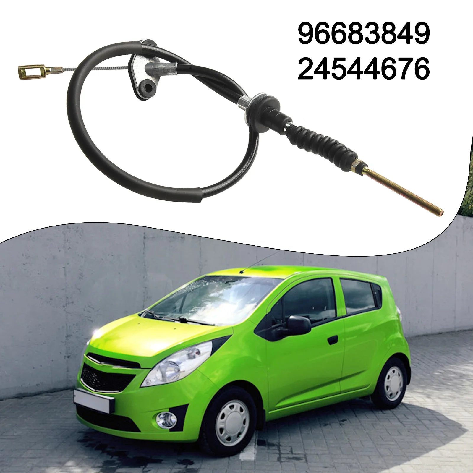 Clutch Cable Compatible With For Chevrolet For Spark M300 Versions From Year 2009 To Year 2015 OEM No 96683849