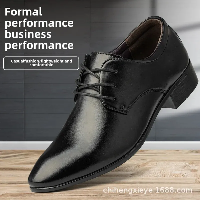 الأعمال أحذية رجالية عادية الأبيض ربيع الخريف تنفس الكورية نمط أداء الزفاف الرجال تظهر الذكور الأحذية