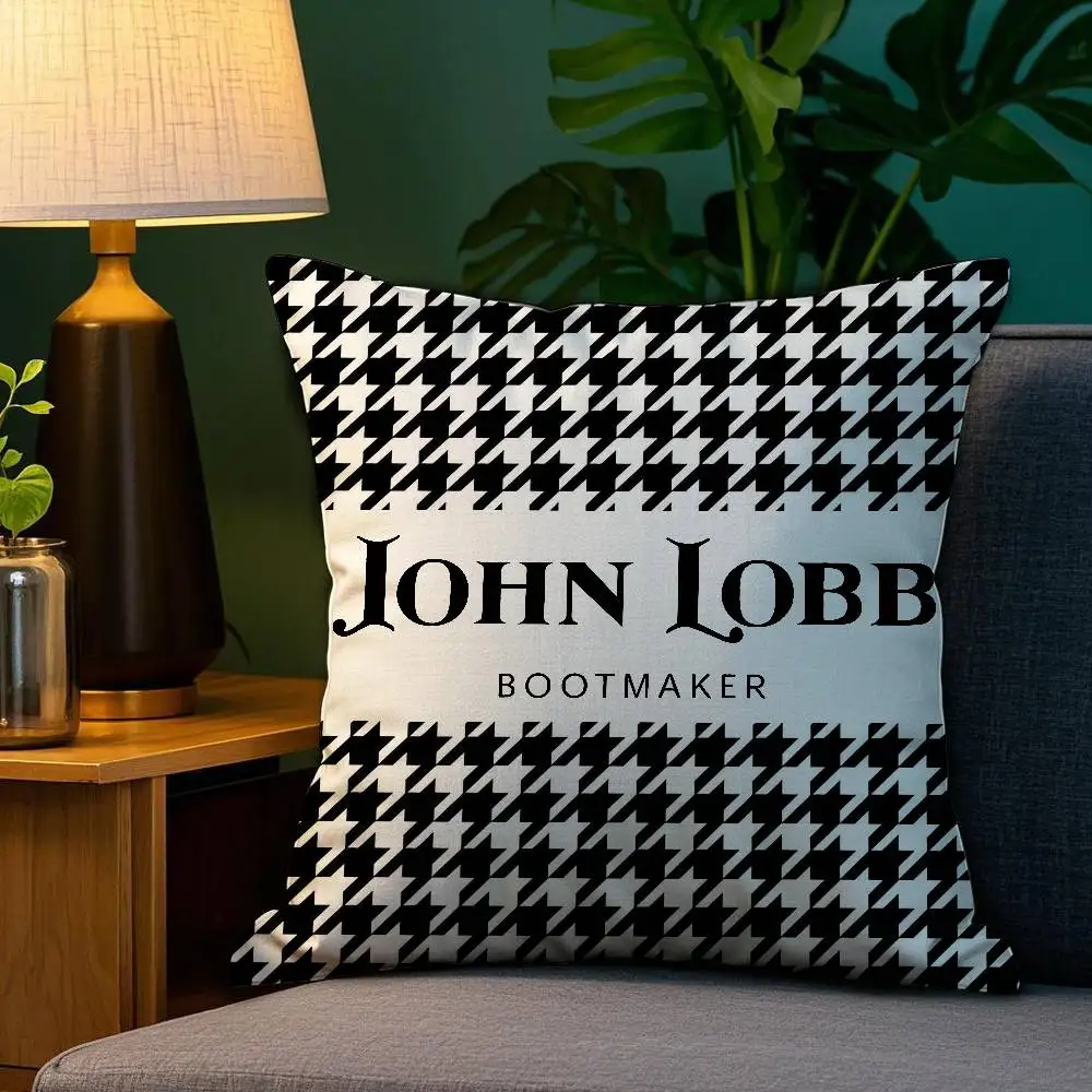 جون L-Lobb B-Bootmaker كيس وسادة مكافحة الغبار المخدة غير مرئية سستة حريري قصير أفخم غطاء وسادة أريكة