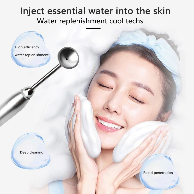 جديد أداة تجميل بفقاعة الأكسجين السحري ، أداة تنظيف الوجه ، تبييض البشرة ، تجديد شباب صالون ، جهاز الاستخدام المنزلي