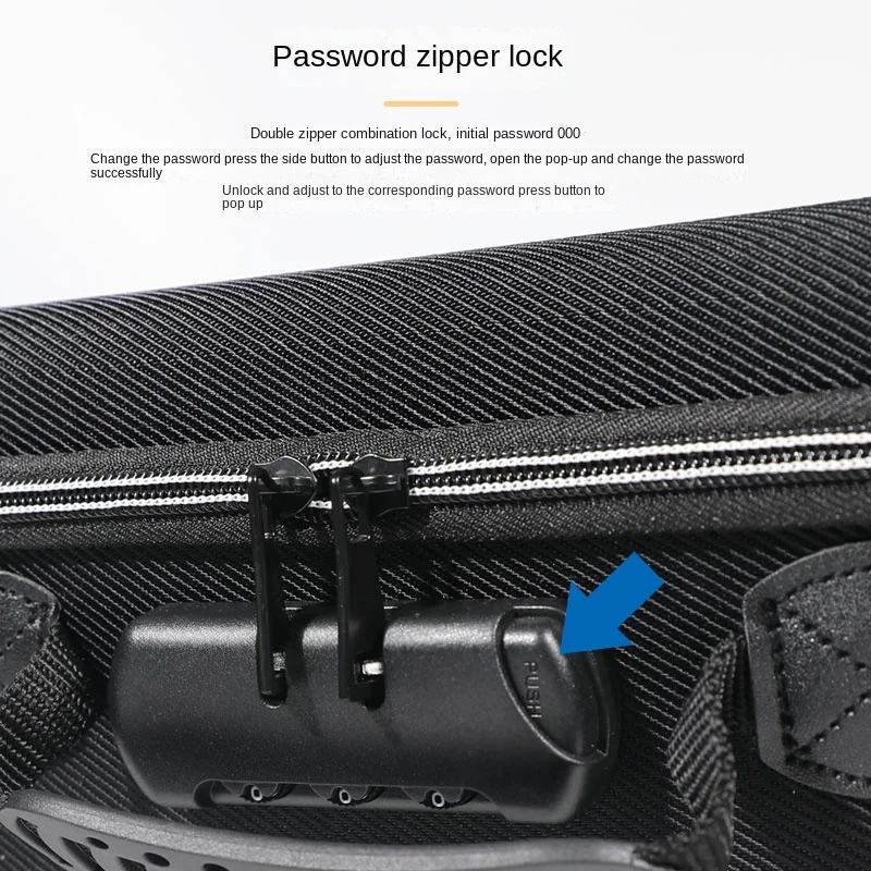 Electronic Organizer DIY Sponge Protection Travel Cable Organizer Bag Electronic Accessories Carry Case Portable password Bag