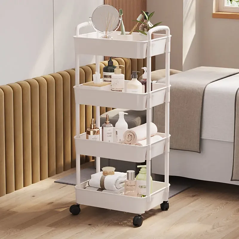 Barber Shop Specialized Instrument Rack Hot Dyeing and Nail Art Tool Cart Storage and Storage Rack Beauty Cart Salon Trolley