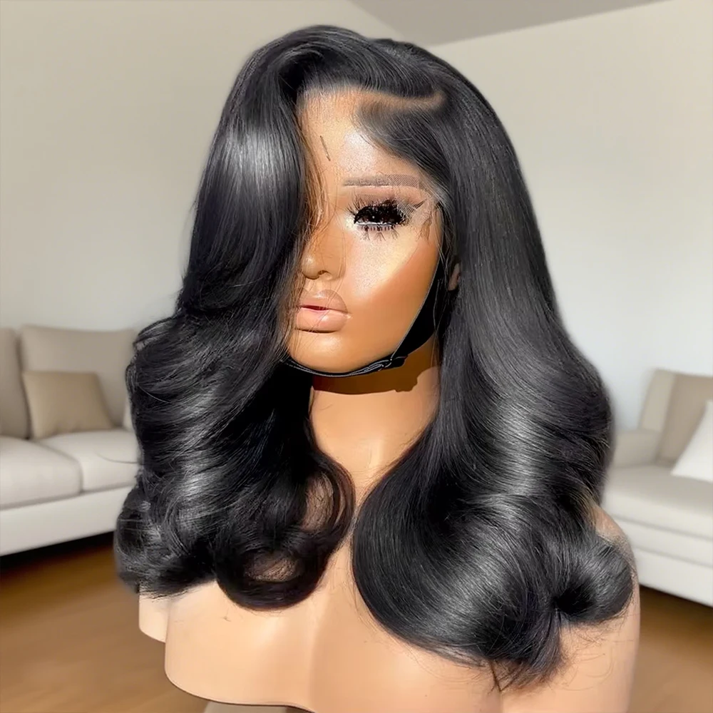 

Парик из натуральных волос Body Wave с плотностью 250%, 13x4, 13x6, HD прозрачный кружевной фронтальный парик, предварительно снятый, без клея, из натуральных волос, распродажа