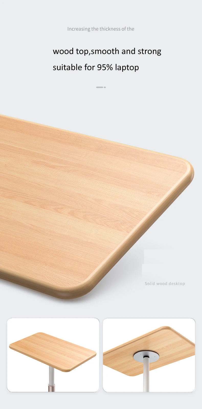 XP-01 700-1200mm Metall Multifunktions-Projektor- und Laptop-Bodenständer, höhenverstellbar, Weiß-Schwarz, großer runder Standfuß – Detail 10