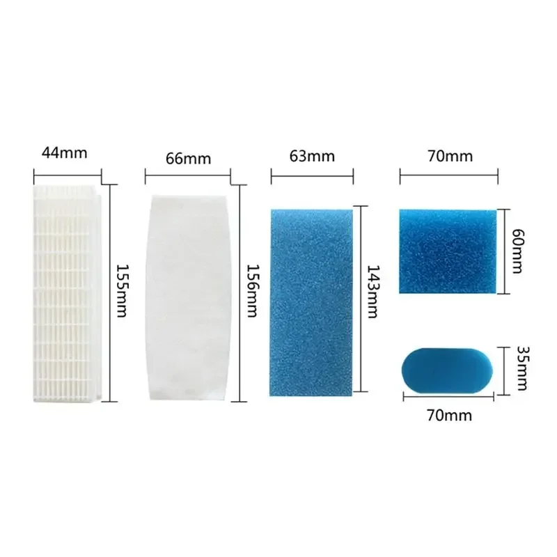 5Pcs/Set For Thomas Twin / Genius Kit Hepa Filter 787203 Vacuum Cleaner Parts Twin Aquafilter Genius Aquafilter Filters