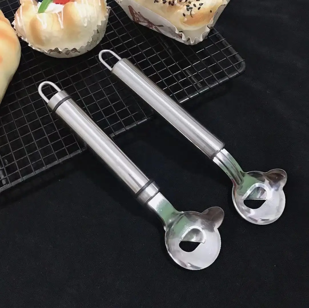 

3PCS Cactus Peeler Spoon Stainless Steel Multi-Functional Noodle Cutter for Household Kitchen Manual Cooking Tool Accessory