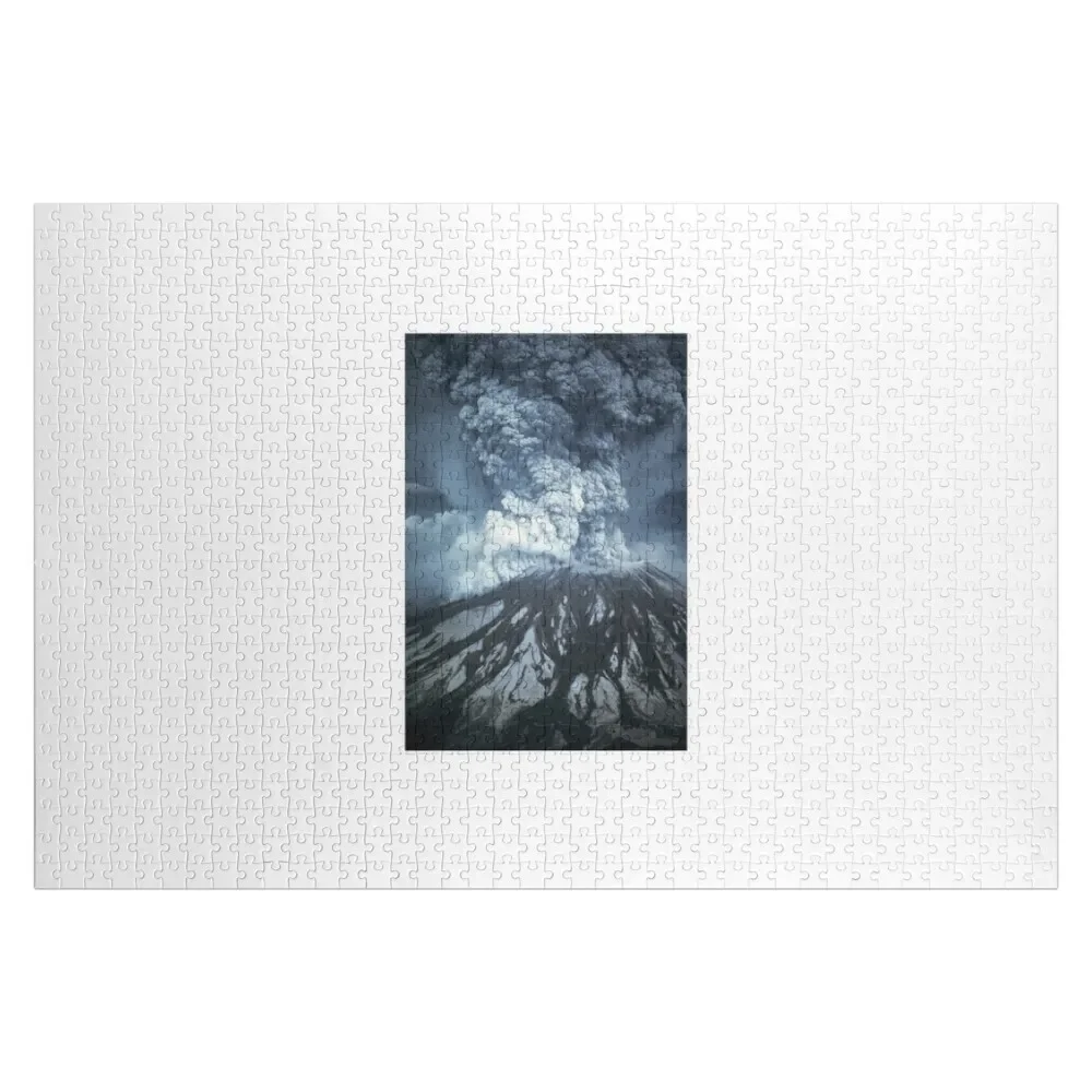 

Mount St Helens erupting, May 1980 (E380/0784) Jigsaw Puzzle Personalized Toys Children Custom Name Child Toy Puzzle