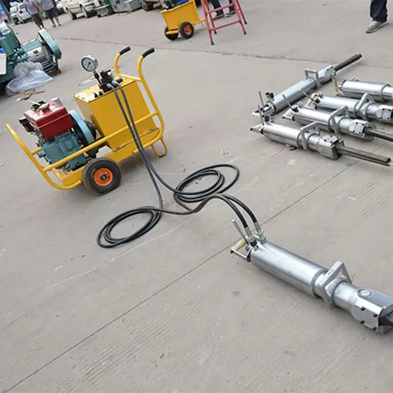 Diesel Powered Hydraulic Concrete Splitter For Pipeline Trenching Reliable Rock Breaking Machine For Cross Country Project