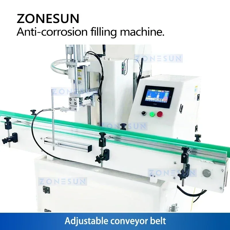 เครื่องบรรจุของเหลวเคมีอัตโนมัติ ZONESUN ZS-YTCR1A สำหรับน้ำยาทำความสะอาดห้องน้ำ น้ำยาฆ่าเชื้อ และน้ำยาฟอกขาว