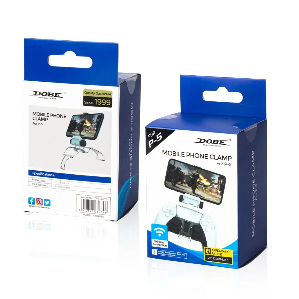 Voor PS5 Controller DualSense Accessoires Mobiele Telefoon Klem Houder Smart Telefoon Grip Mount Stand Beugel Hoekaanpassing