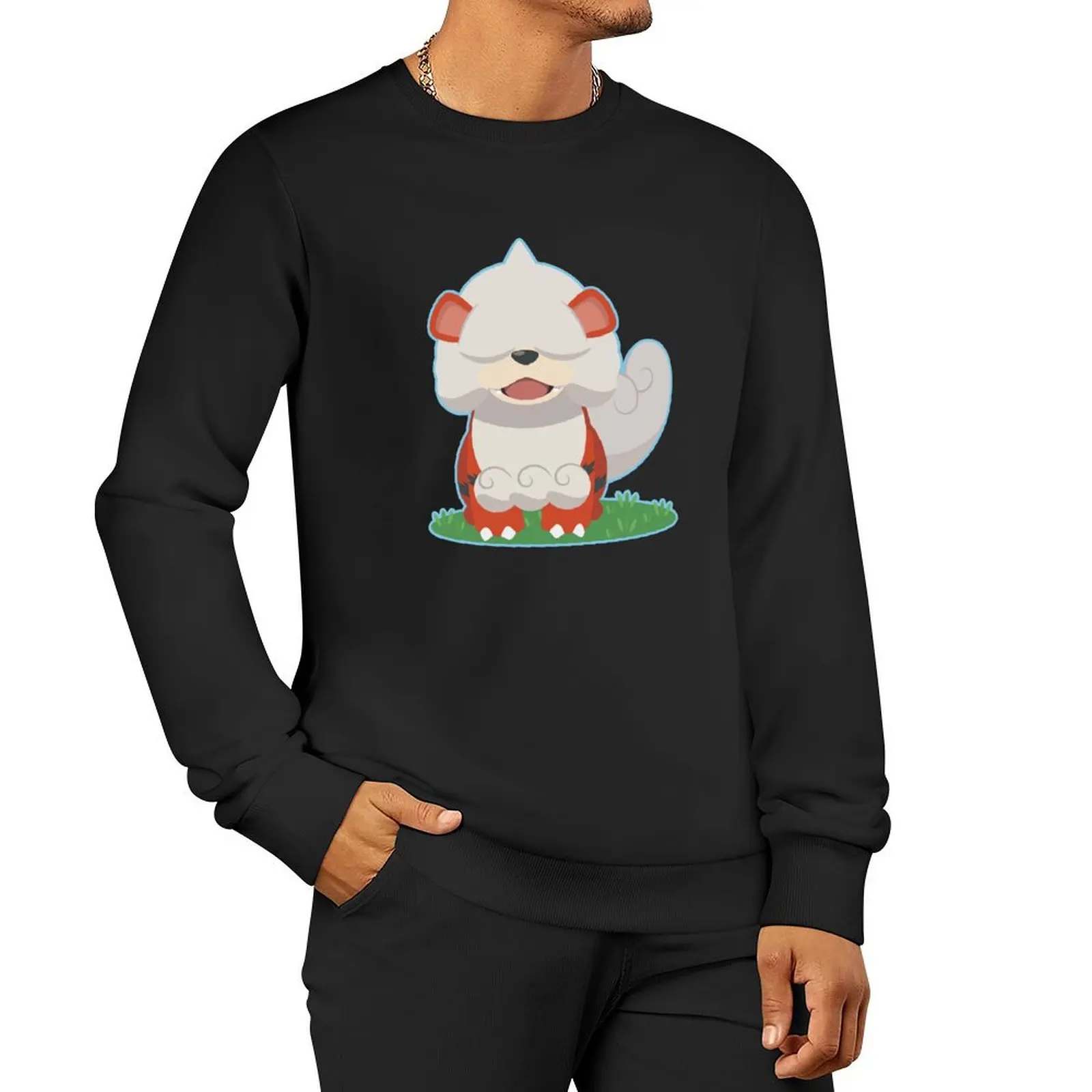 

Ancient Dog Pullover Hoodie men wear anime clothes men's winter sweater sweatshirt