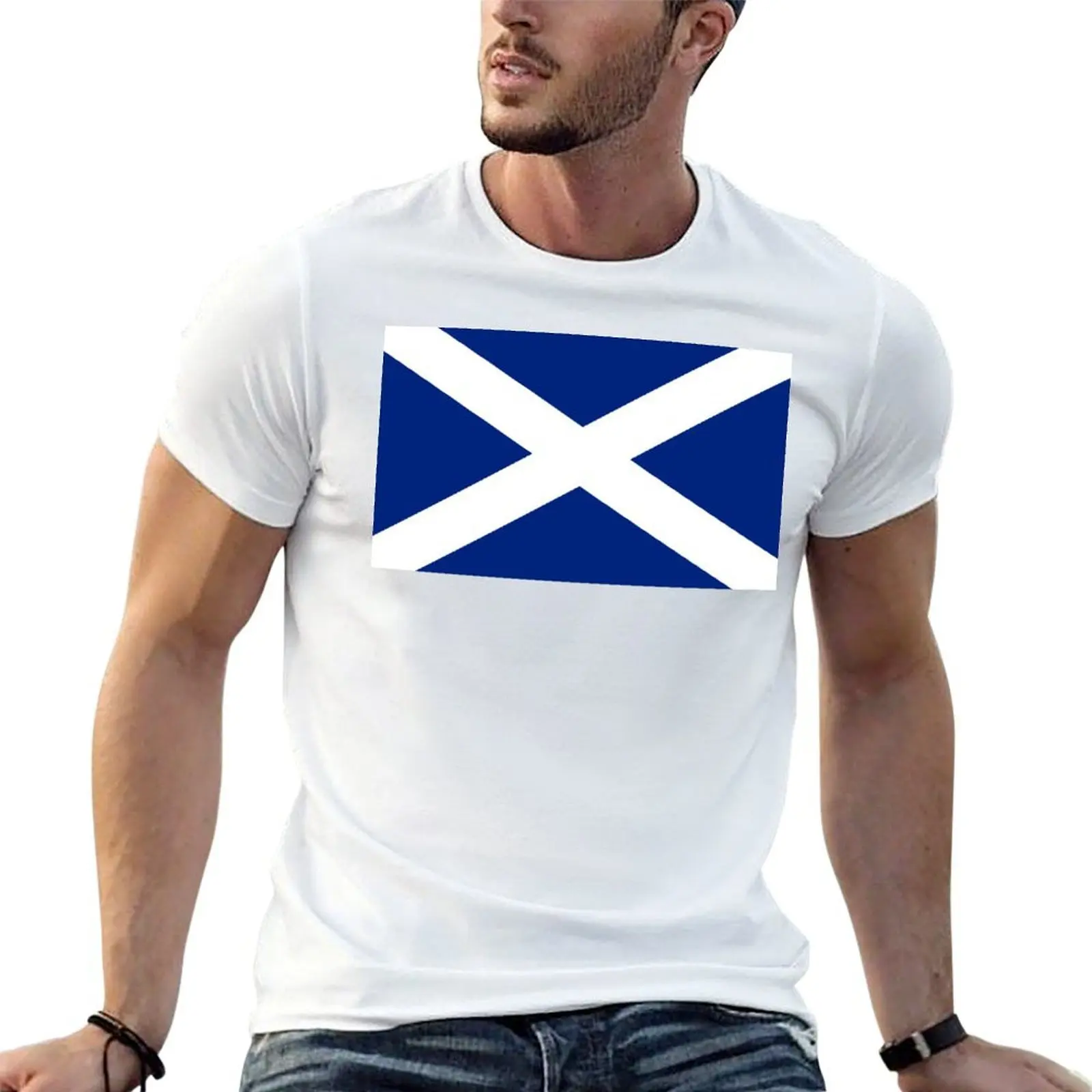 Scotland Flag T-Shirt t shirt man cotton t shirt for man man t shirts high quality luxury brand T-shirt