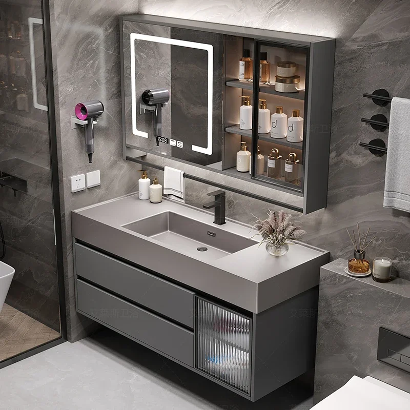 Bathroom Cabinet Furniture Storage Sink Base Column Vanity Corner Wc Small Closet Drawer Locker Schrank Multifunction Home