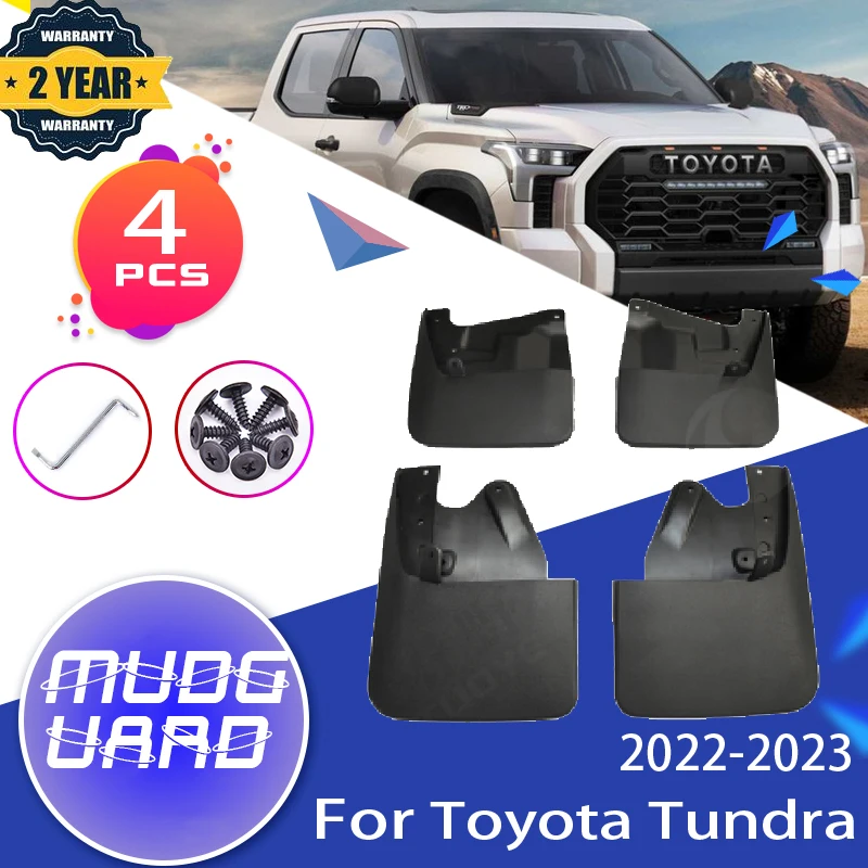 

4x Front Rear Car Mudflaps for Toyota Tundra Accessories 2022 2023 XK70 Fender Mud Guard Flaps Splash Flap Mudguards Accessories