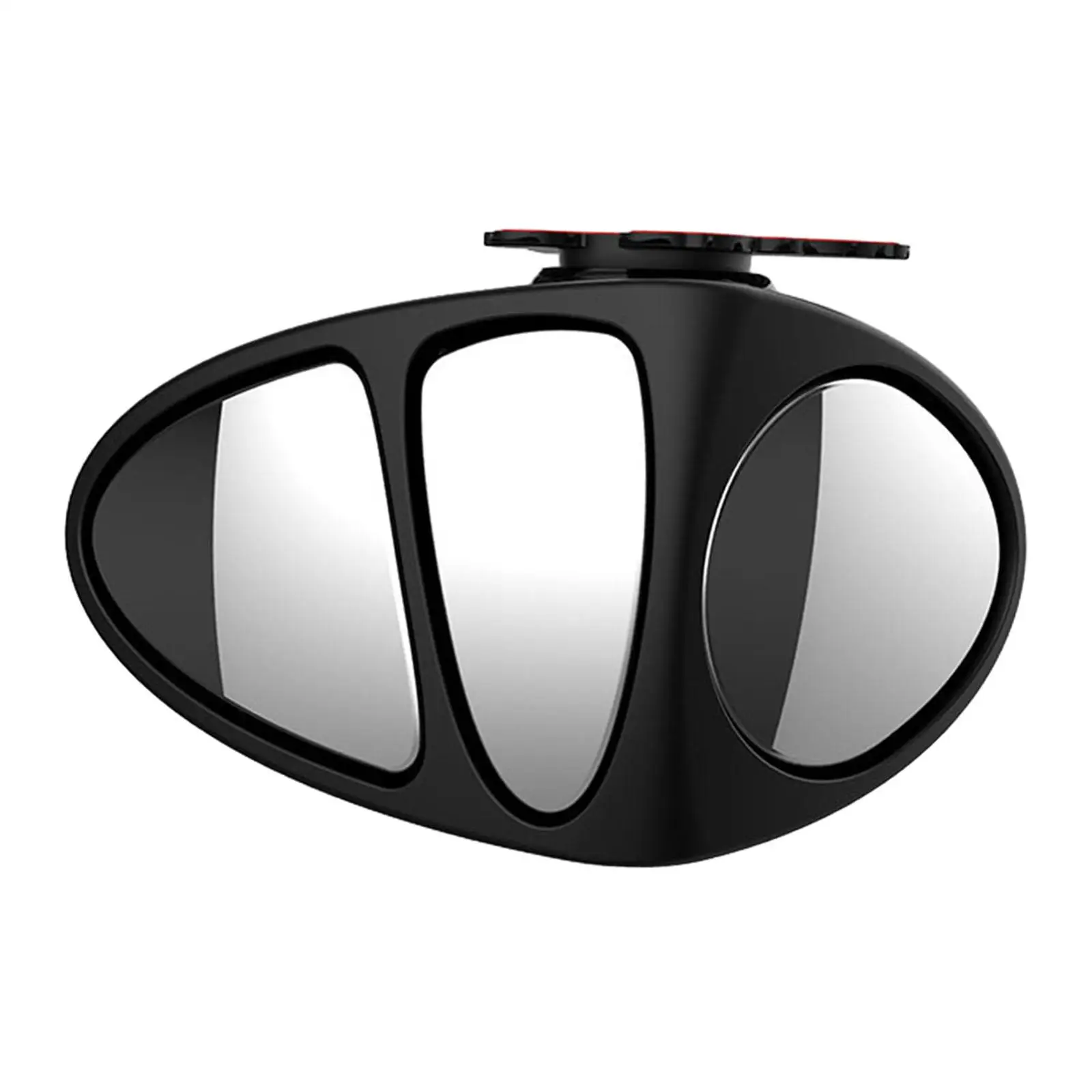 Full Vision Blindspot Mirror 360 Degree Rotating Convex Rear View Car Mirror Accessory for Improved Road Awareness