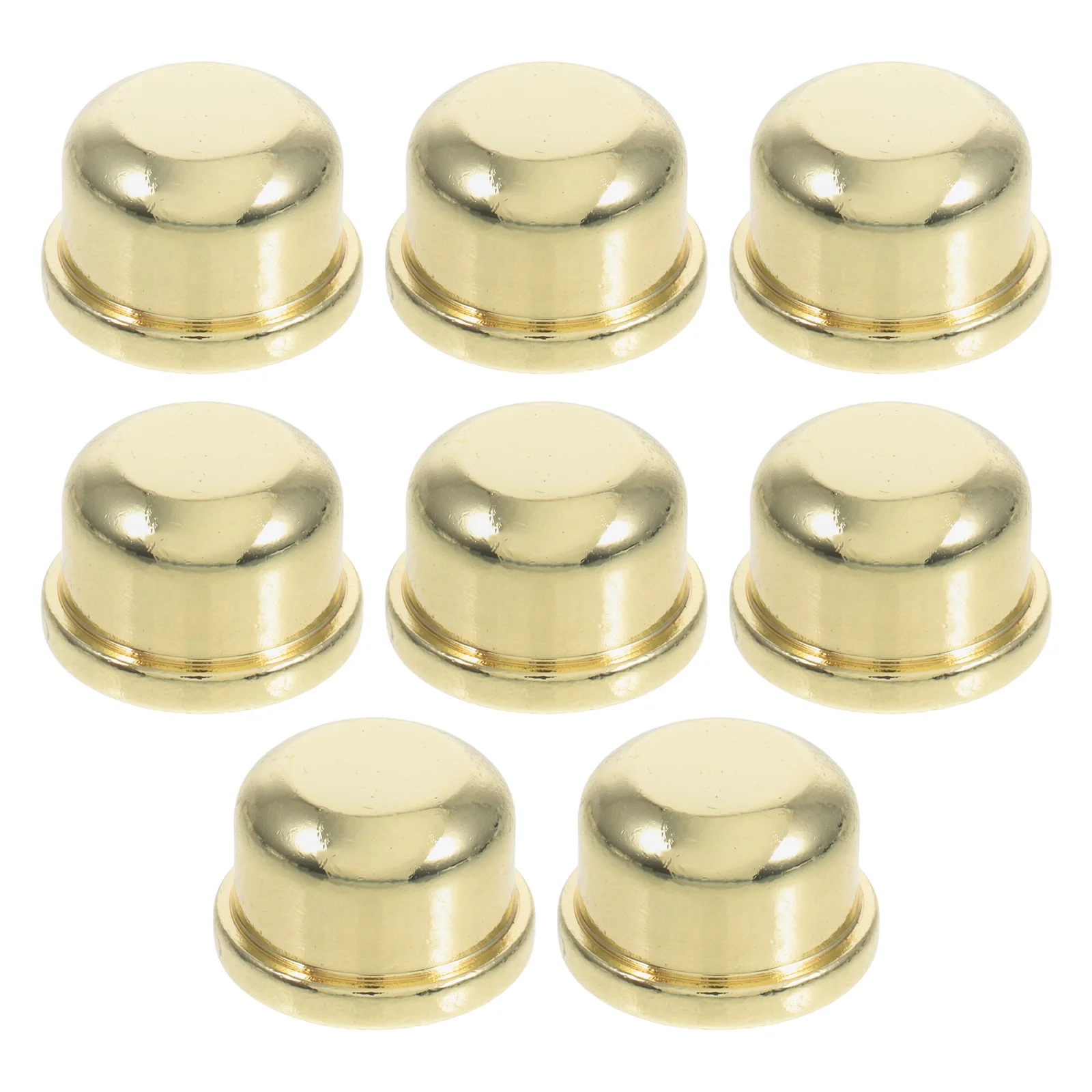 

8Pcs Lamp Shade Finial Caps Iron Metal Ball Knob Decorative Lamp Shade Holder Harp Tops Accessories Replacement