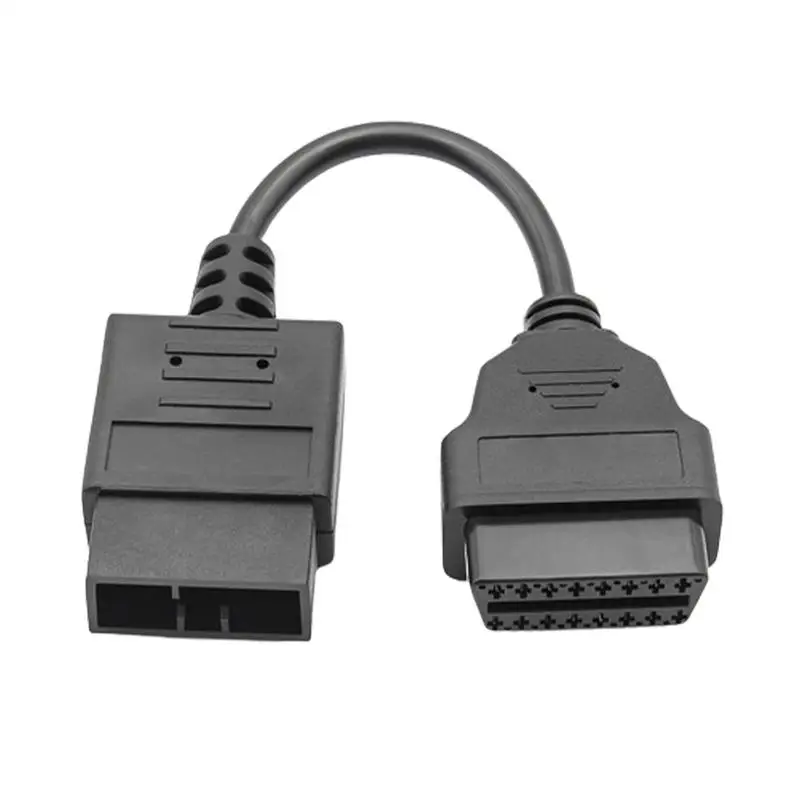 9 Pin Adapter Cable Heavy Duty Truck 9 Pin To 16 Pin Adapter Cord 9 Pin Adapter Cable For RV Convertible Car Truck Auto Car