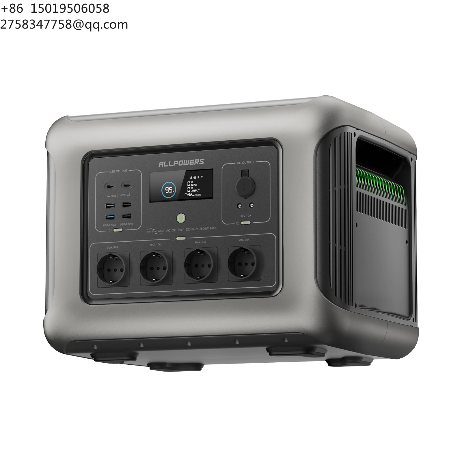 Factory Direct Brand Allpowers R2500 Portable Power Station 2016Wh Portable Power Generator Economical Energy Independence