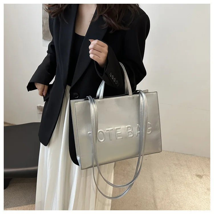 Einfache Vintage-Tragetaschen aus Pu-Leder für Damen, lässige Mode, einzelne Schulter-Cross-Body-Taschen, Handtasche für Damen zum Arbeitseinkaufen – Detail 6
