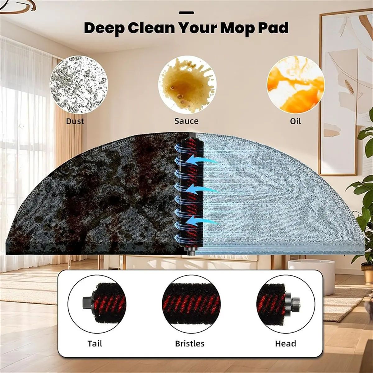 29 Pack Accessories Kit for Saros 10 Robot Vacuum,These Replacement Parts are Compatible-TCES