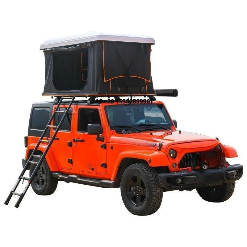 

Wholesale Double Layer Rooftop Tent for 2-4 People Waterproof Outdoor Camping Hiking Tent with Oxford Fabric Ladder Accessory