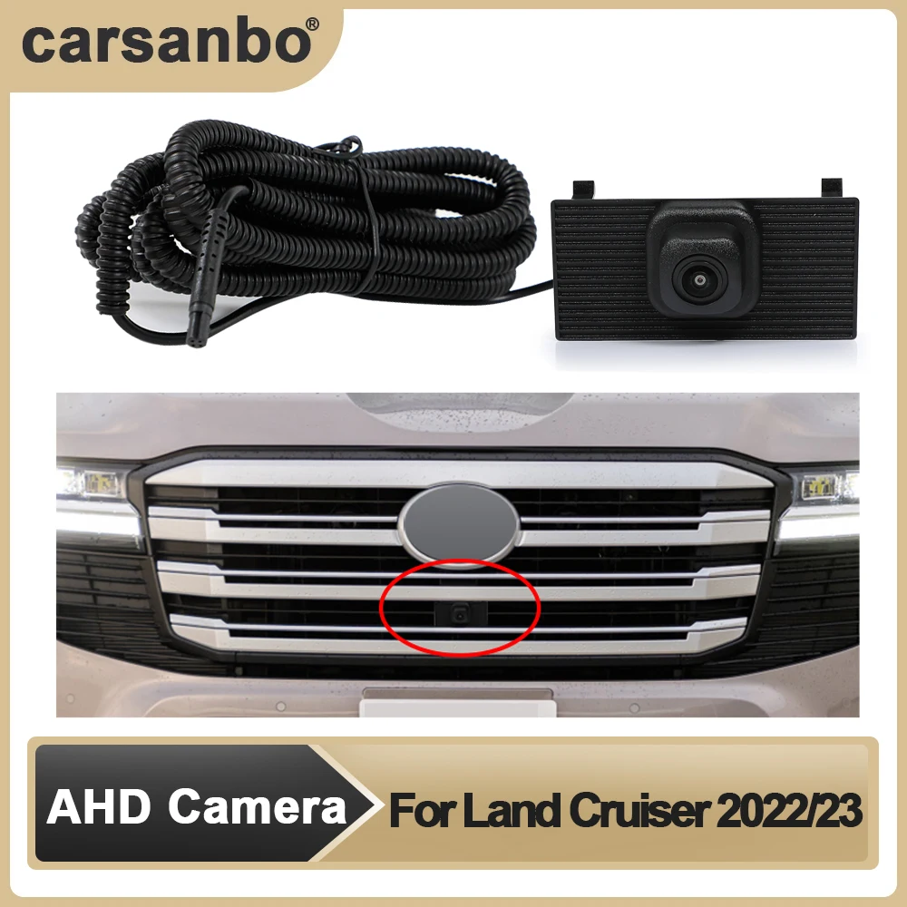 

Car AHD Front View OEM Camera Night Vision Fisheye Wide Angle 150°Camera for The Land Cruiser 2022/23 Parking Monitoring System