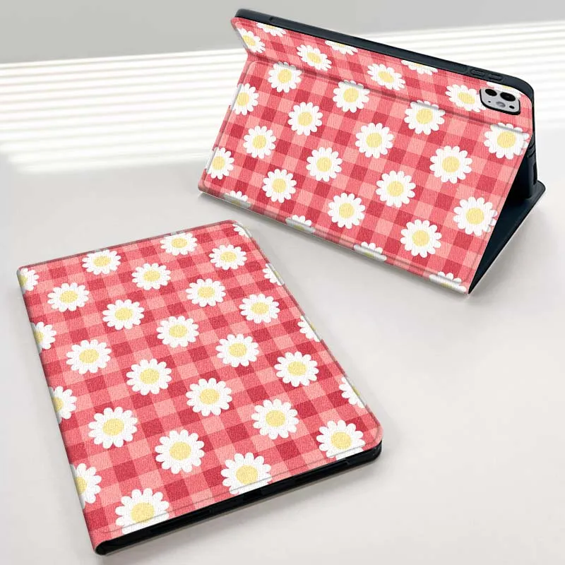 

Lovely Creative Flower Pattern For iPad mini Air 1 2 3 4 5 6 7 6th 7th 9 11 13 M3 M2 gen 7.9 8.3 10.9 Inch 2025 Tablet Case