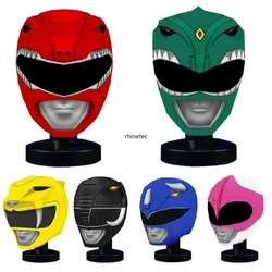 Power Ranger Helmet DIY Handmade Paper Model Mask Props Wearable Headgear for Birthday Gift (DIY Paper)