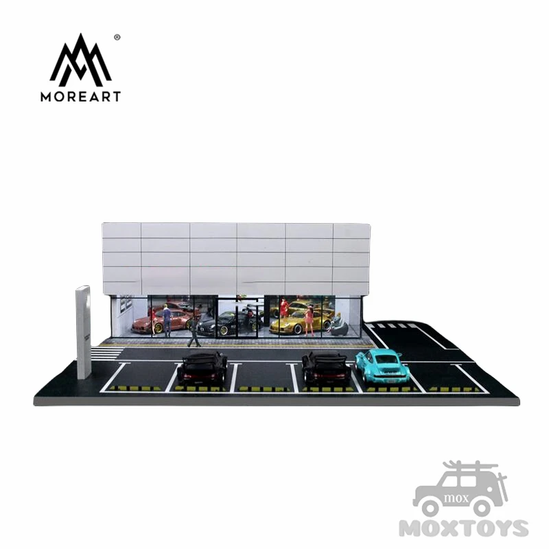 

MoreArt 1:64 Car Showroom with Led Lighting Diorama