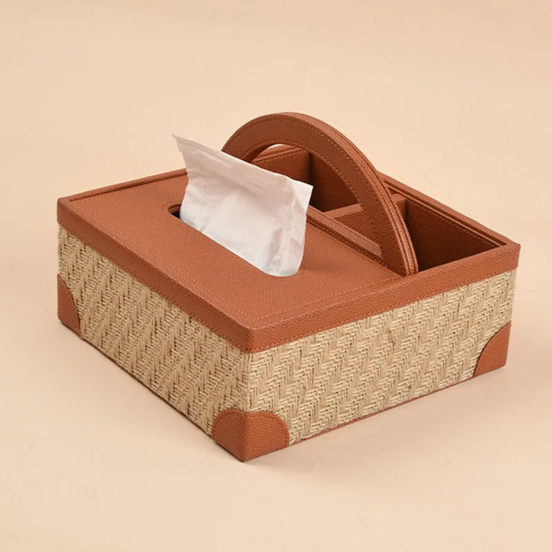 

Роскошная коробка для салфеток, многофункциональные ручные коробки для салфеток, органайзеры для гостиной, коробка для хранения, коробки для салфеток для украшения домашнего стола