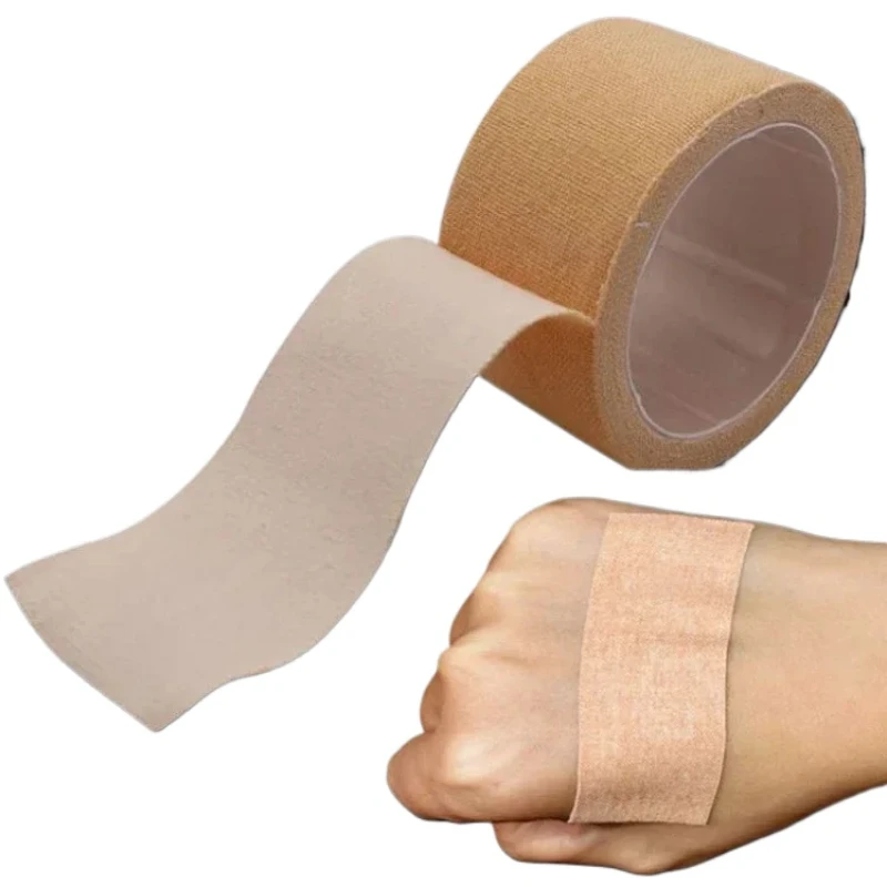 1pc Breathable Non-woven Fabric Wrap Tapes First Aid Emergency Kit Elastic Support Knees Fingers Ankles Palms Shoulders Tape