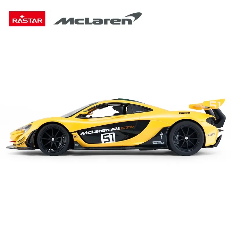 RASTAR Mclaren P1 GTR RC Car Model 1:14 RC Cars LED Lights Rubber Wheels Vehicle Toys For Children Adults